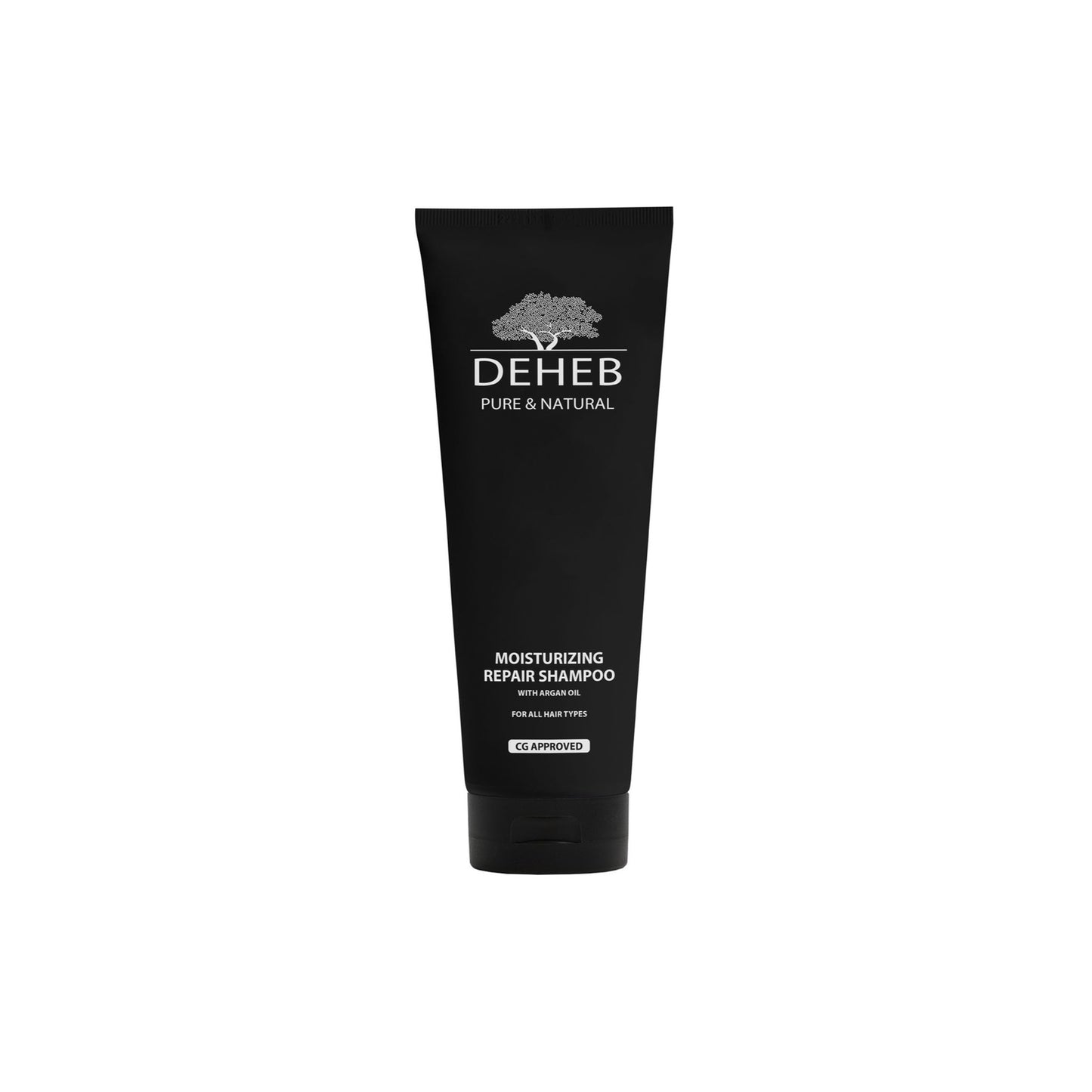 DEHEB Moisturizing Repair Shampoo in duurzame suikerriet tube – hydraterende CG-approved shampoo voor droog , beschadigd breekbaar en  krullend haar
