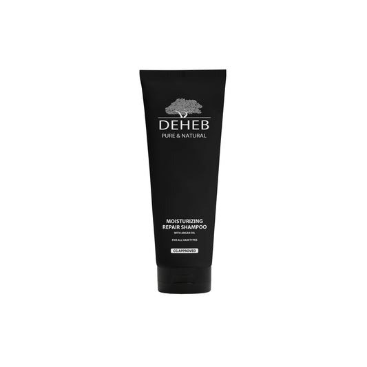 DEHEB Moisturizing Repair Shampoo in duurzame suikerriet tube – hydraterende CG-approved shampoo voor droog , beschadigd breekbaar en  krullend haar
